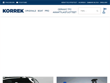 Tablet Screenshot of korrek.fi